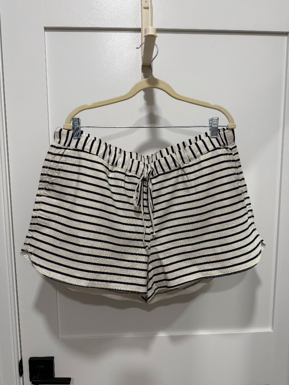 J by J Crew Striped Linen Shorts